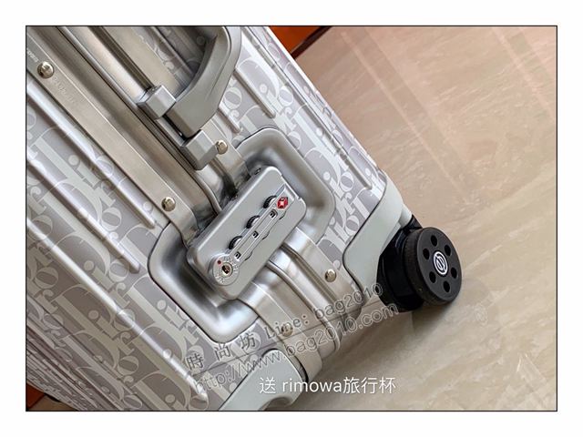 Rimowa拉杆箱 66656 2020年巴黎春夏新品 全鋁鎂合金登機箱 日默瓦拉箱 Dior x Rimowa驚豔聯名行李箱xzx1053